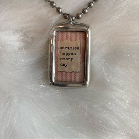 Miracle Angels Hand Made Sterling Silver Pendant Necklace - Picture 4 of 6